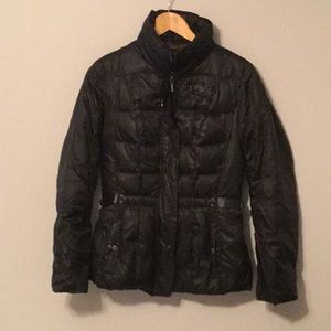 Geox Respira Black Italian Puffer Coat